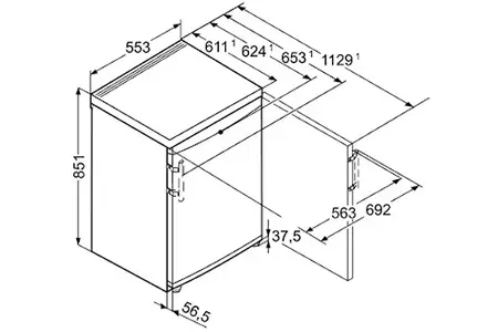 Liebherr GP1376-21 congélateur Top