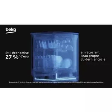 Lave vaisselle 60 cm	BEKO	BDFN38641XC - SaveWater