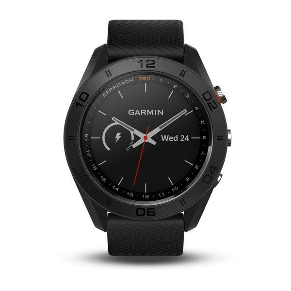 Garmin Approach S60 Montre de golf à écran tactile noir, activée par GPS