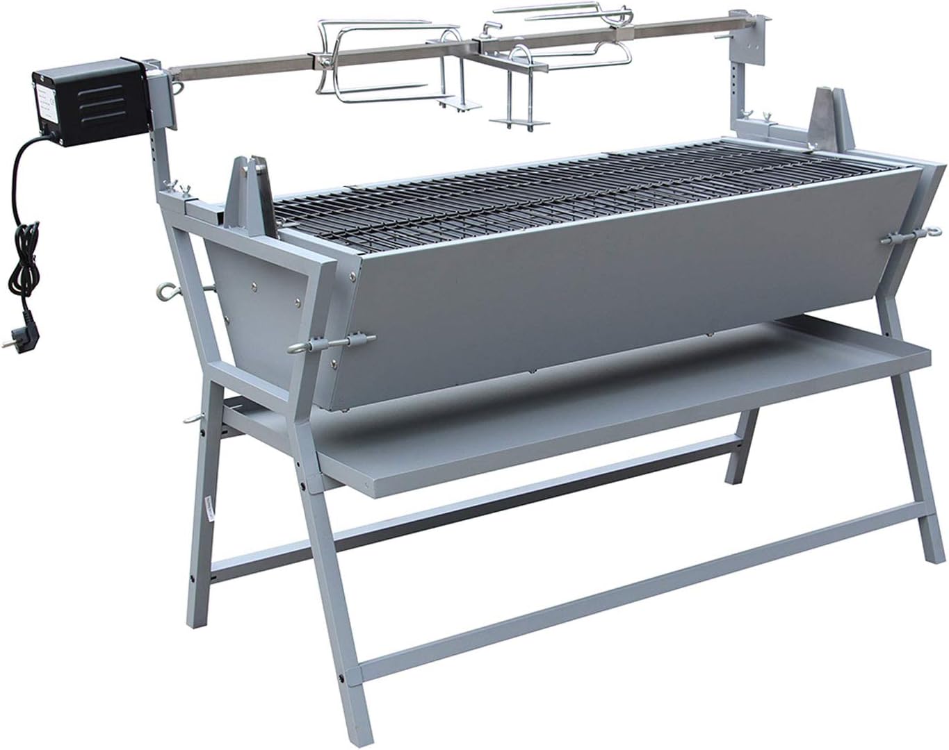 Happy Garden Rôtissoire inclinable avec tournebroche électrique Lisboa