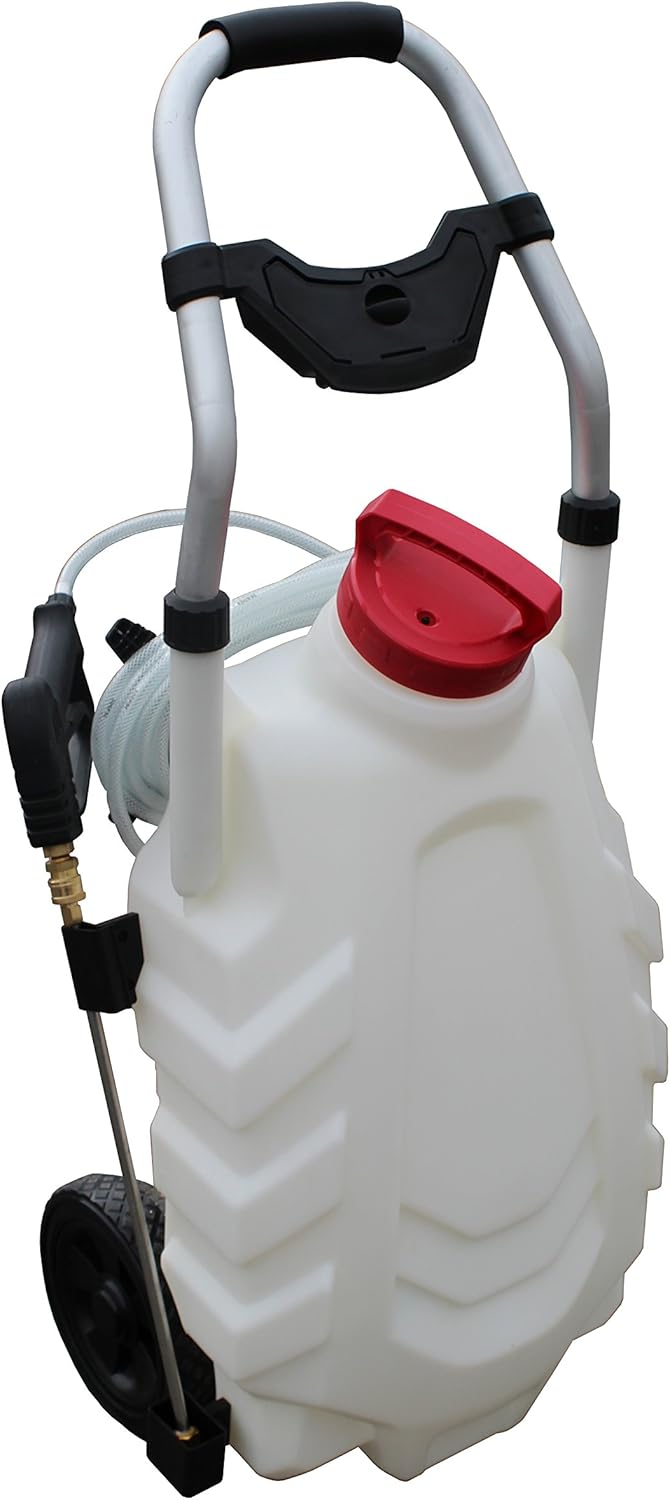 FORUM EQUIPEMENT - Pulvérisateur Électrique Pro Sprayer III 30L – Pulvérisateur Électrique Toiture Longue Portée à Batterie Rechargeable, Débit 240 L/H, Tuyau 8m - 2 Batteries