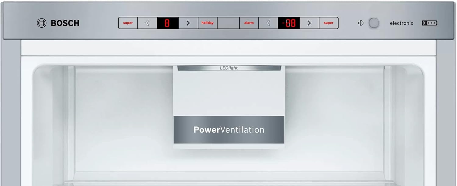 Bosch KGN39AIAT, Série 6, Réfrigérateur combiné pose-libre, 363 L, 203 x 60 (H x L), Inox anti trace de doigts
