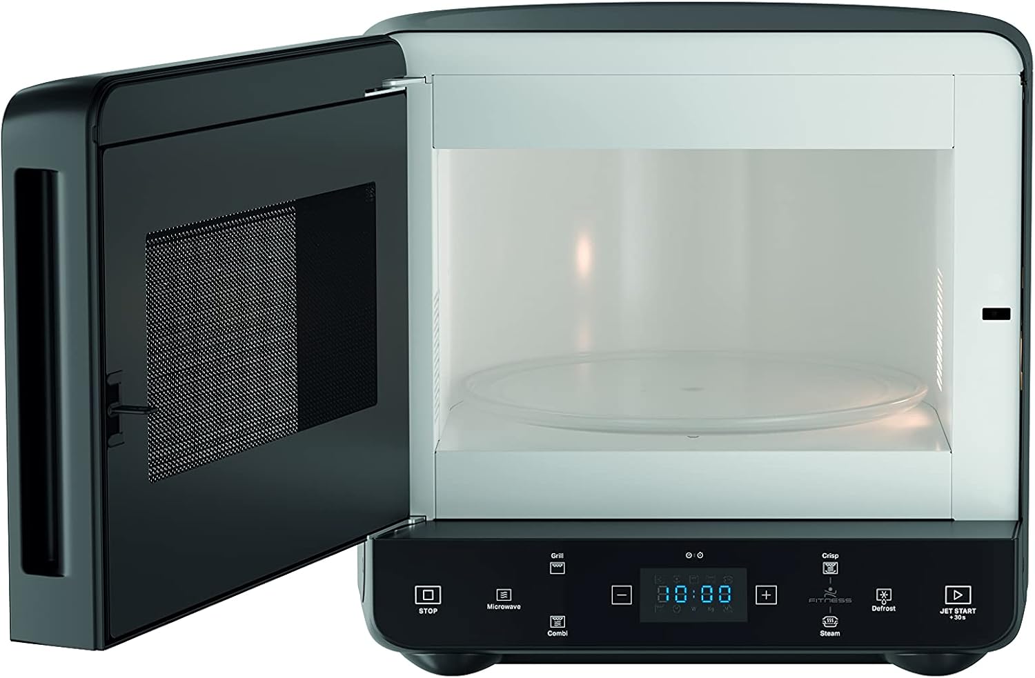 Whirlpool Max 49 MB four à micro-ondes + Grill, 13 l avec vapeur, grille haute, plateau Crisp + poignée