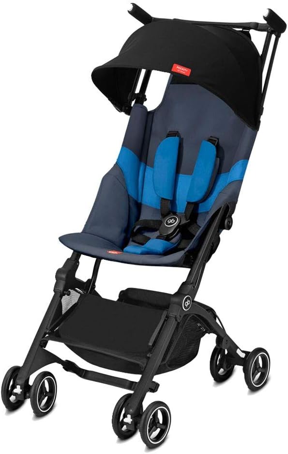 gb Gold Poussette Pockit+ All Terrain, Ultra-compacte, De 6 mois jusqu'à 22 kg (4 ans env.), Night Blue