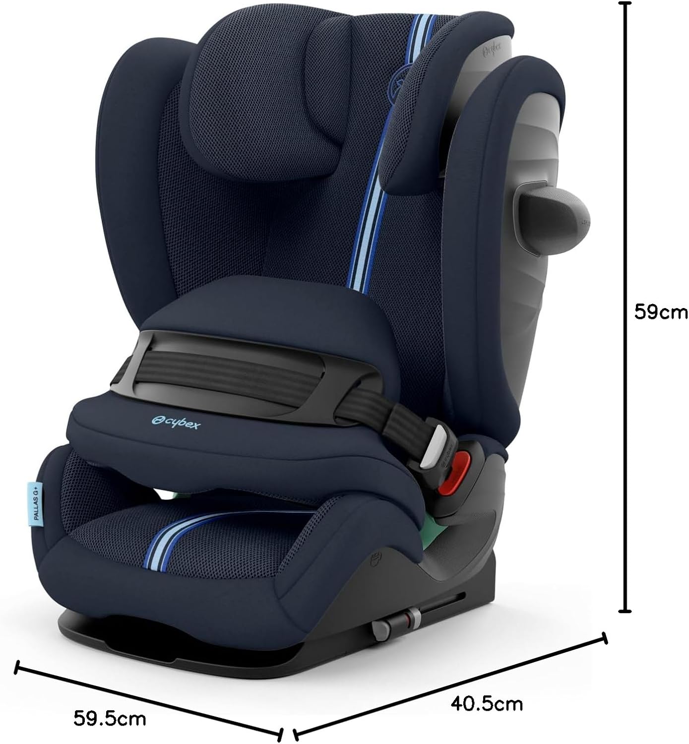 Cybex Pallas G2 Plus/Stormy Blue-light blue PU1