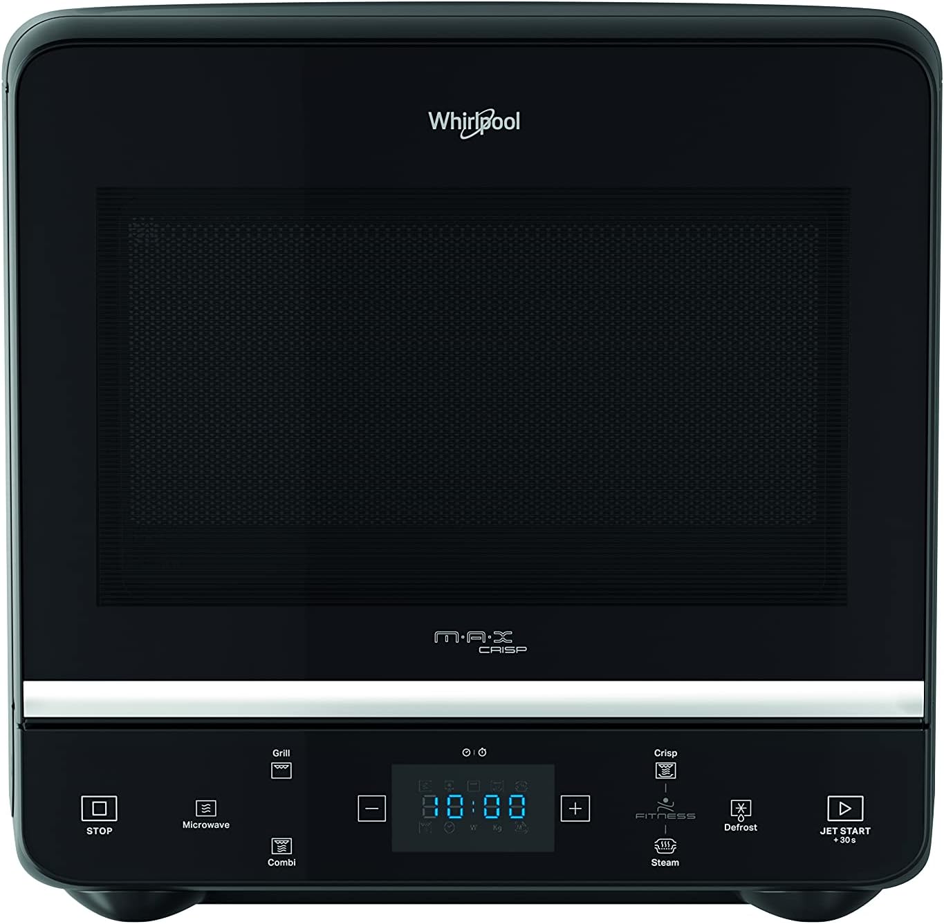 Whirlpool Max 49 MB four à micro-ondes + Grill, 13 l avec vapeur, grille haute, plateau Crisp + poignée