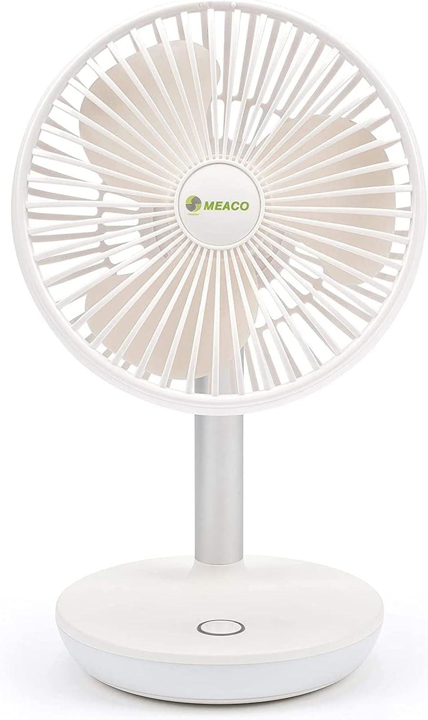 Meaco MeacoFan 1056 Circulateur d'air pour chambre à coucher, ventilateur de bureau, faible bruit, économie d'énergie, refroidissement dans toute la pièce - Blanc