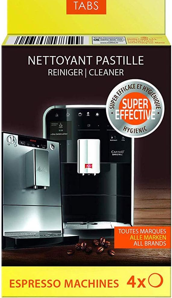 Melitta Caffeo Solo Noir Pure Black, Machine à Café à Grains avec Broyeur et Système d'Extraction des Arômes, Affichage LED, Mode 1 à 2 Tasses, Cafetière Expresso, Automatique, E950-222, 1400W