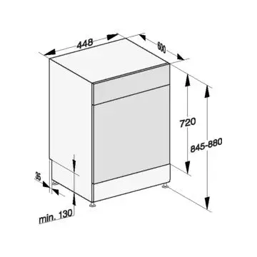 Lave vaisselle 45 cm MIELE	G 5540 SC SL
