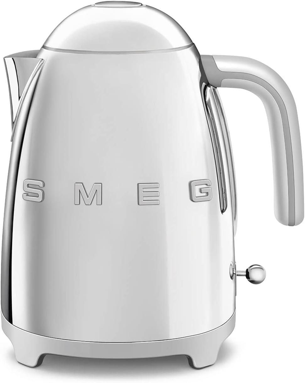 Smeg KFL03SSUK & TSF01SSUK – Bouilloire chromée et grille-pain à deux tranches – Modèle bouilloire 2017