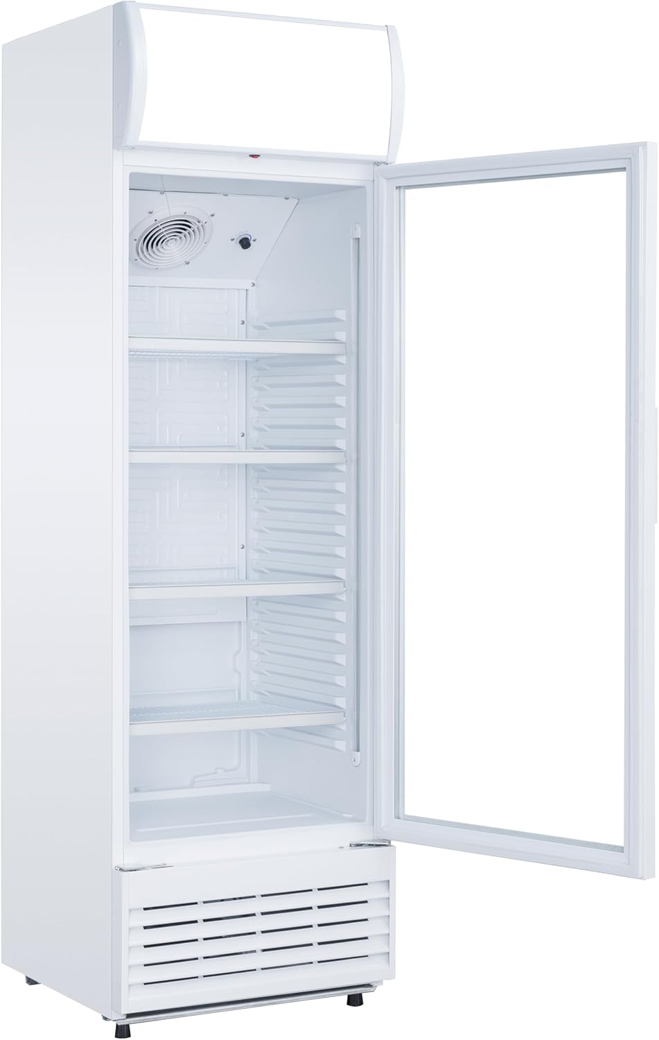 METRO Professional Réfrigérateur à Boissons GSC2360B, Acier/Verre, 62 x 63.6 x 175.3 cm, 347 L, avec Serrure, Noir