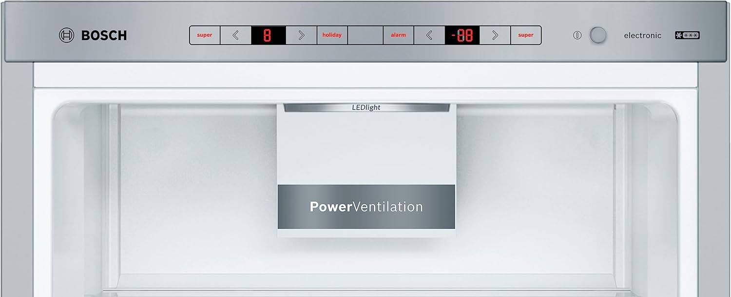 Bosch KGN39AIAT, Série 6, Réfrigérateur combiné pose-libre, 363 L, 203 x 60 (H x L), Inox anti trace de doigts
