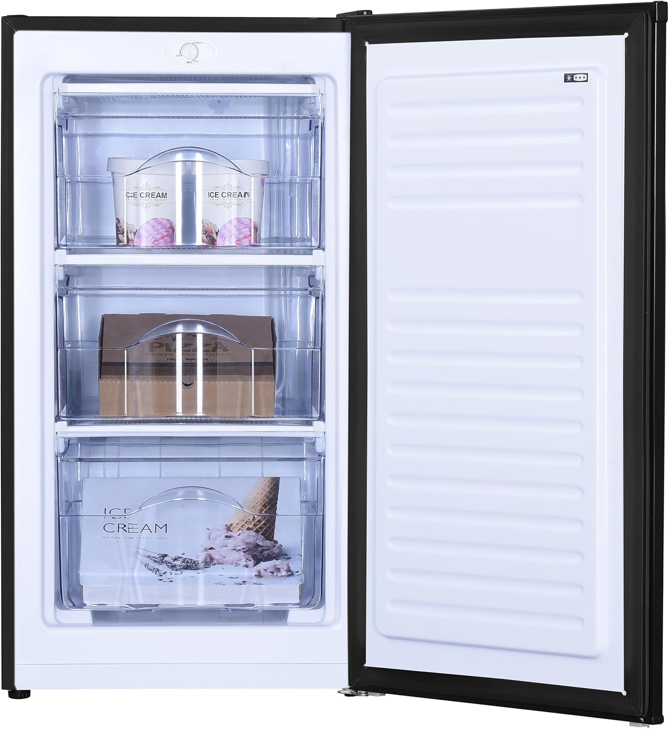 PRIMO PR150DV Congélateur Table Top - 64L - Pose Libre - Classe D - Noir