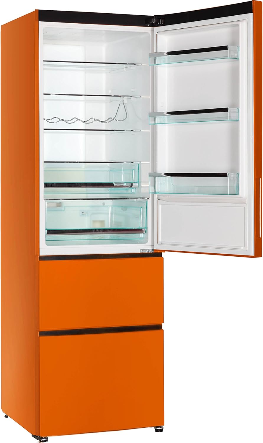 Haier Réfrigérateur/Congélateur A2FE735CFJ - Efficacité énergétique A++ - Hauteur : 190 cm - Capacité : 347 l - Tiroirs de congélation 3D - Aspect acier inoxydable.