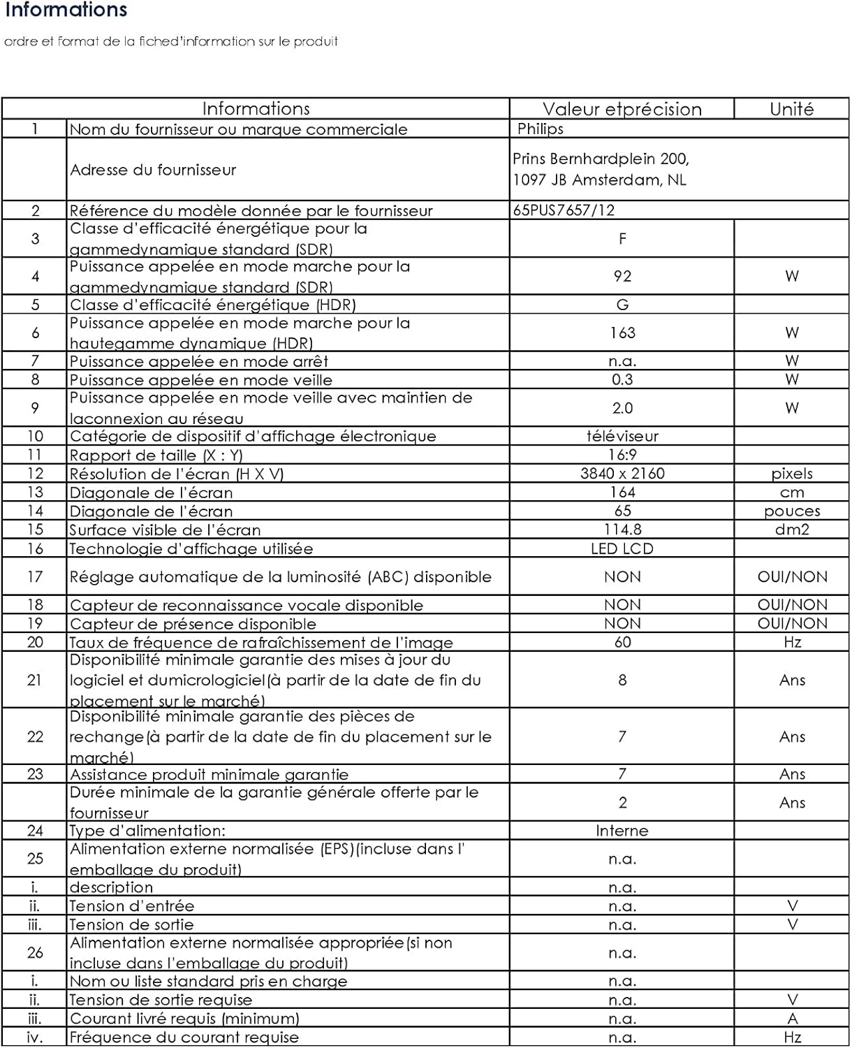 Philips 43PUS7609 Smart TV LED 4K - Écran 43 Pouces avec Plate-Forme Pixel Precise Ultra HD Titan OS et Son Dolby Atmos, Fonctionne avec Alexa et l’Assistant Vocal Google - Gris Anthracite