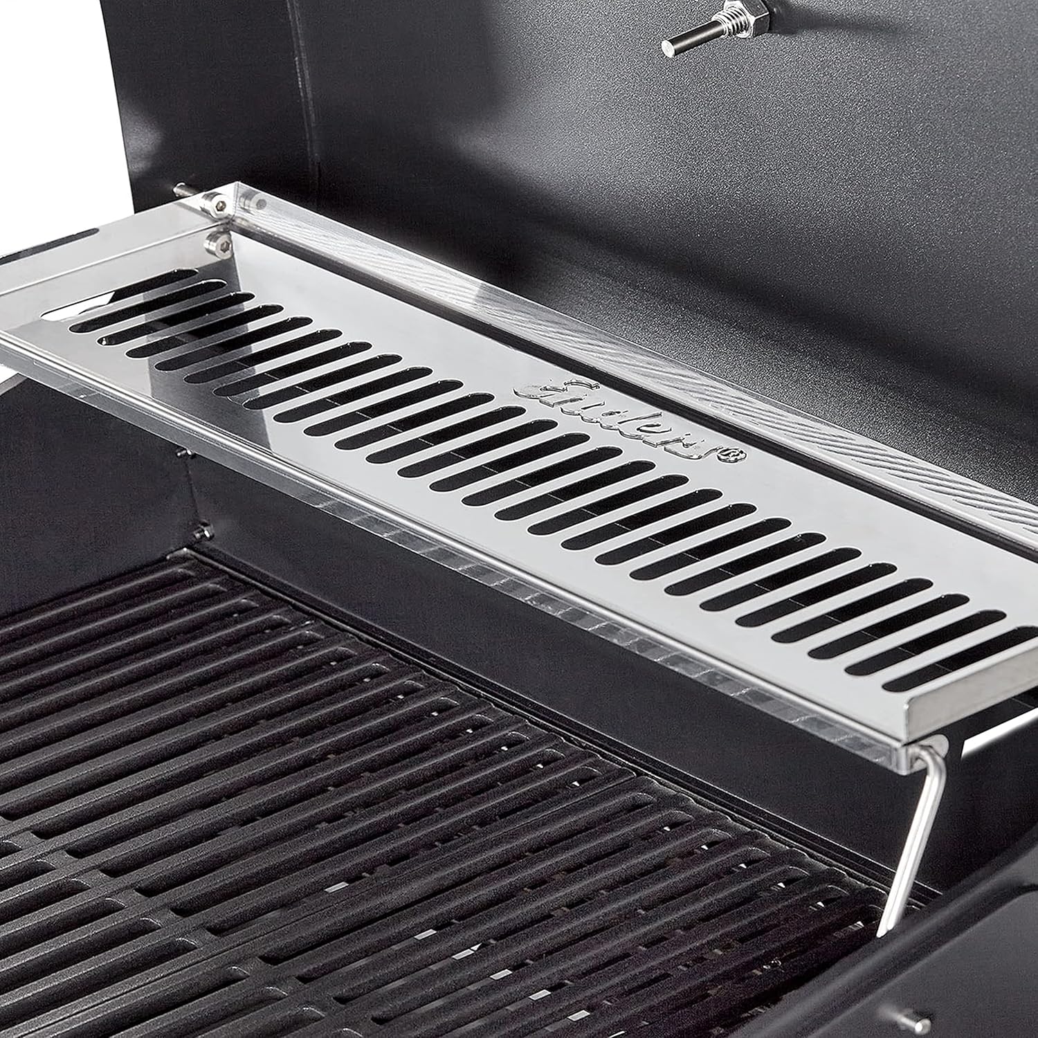 Enders® Barbecue électrique eCRAVE 2, avec grille en fonte, chariot de barbecue avec beaucoup d'espace de rangement, système de nettoyage Simple Clean ™, 2 éléments chauffants puissants, hotte de