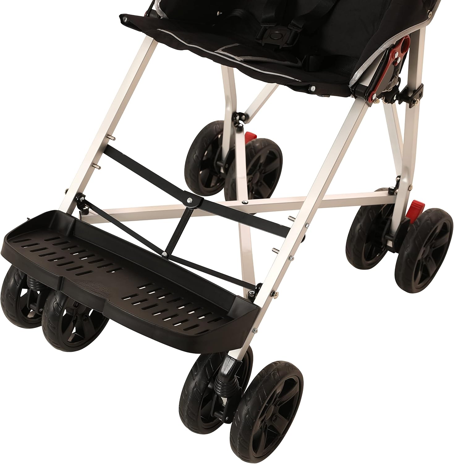 Poussette MobiQuip XL, Poussette pour besoins spécifiques, Poussette pour enfant handicapé plus âgé, Grande poussette noire