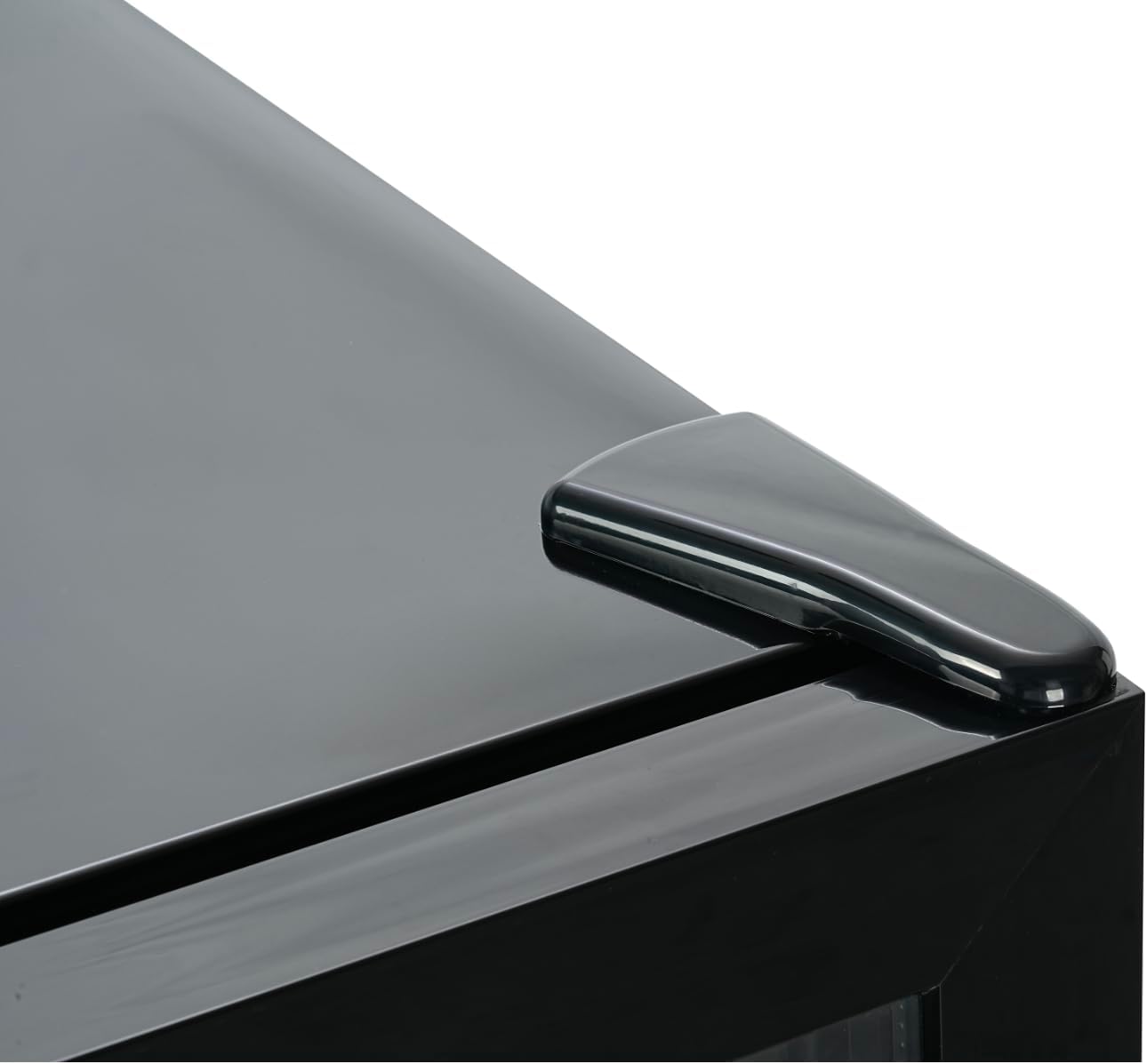 METRO Professional Réfrigérateur à boissons GPC1088, métal/verre, 43 x 49 x 83 cm, 88 L, réfrigération statique, noir