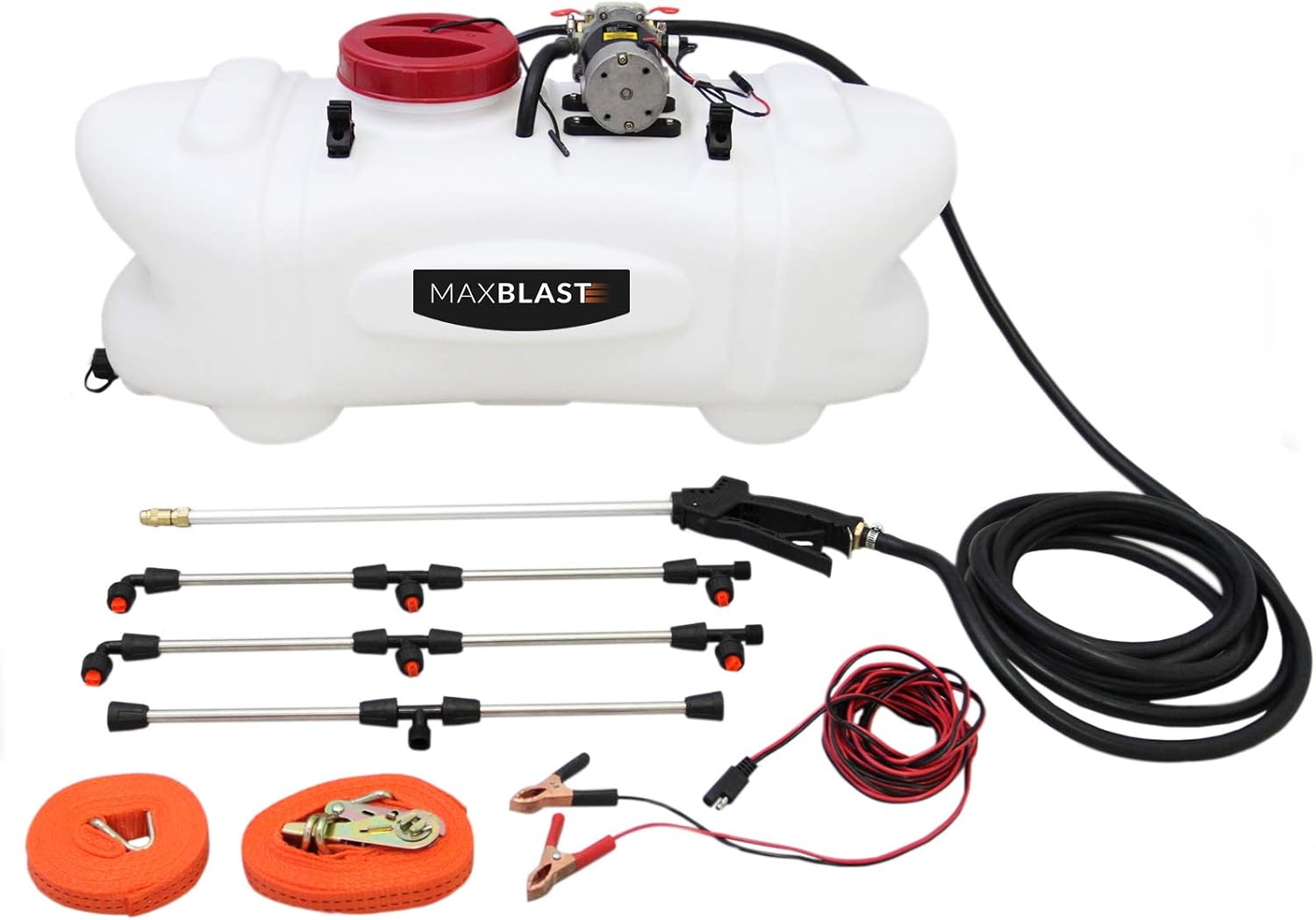 Pulvérisateur Agricole pour Quad ATV 100L Rampe à 6 Buses 12V Pulvérisateur & Accessoires - Fertilisants, Pestiscides, Agricultures