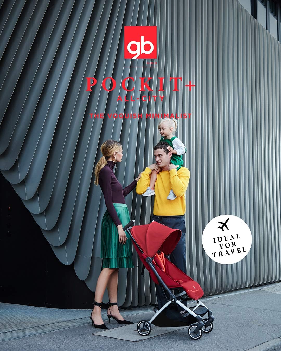 gb Gold Poussette Pockit+ All Terrain, Ultra-compacte, De 6 mois jusqu'à 22 kg (4 ans env.), Night Blue