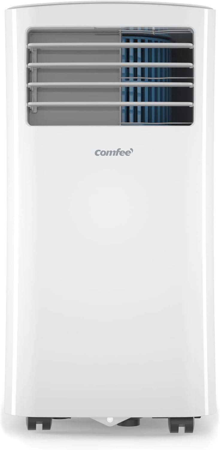 COMFEE' Climatiseur Mobile 9000 BTU/h 2,6kW, 3-EN-1 Refroidisseur Déshumidificateur Ventilateur, Fonction Follow me, Minuterie, Mode nuit, Pour salon et maison de 33㎡/88m³, MPPH-09CRN7, R290