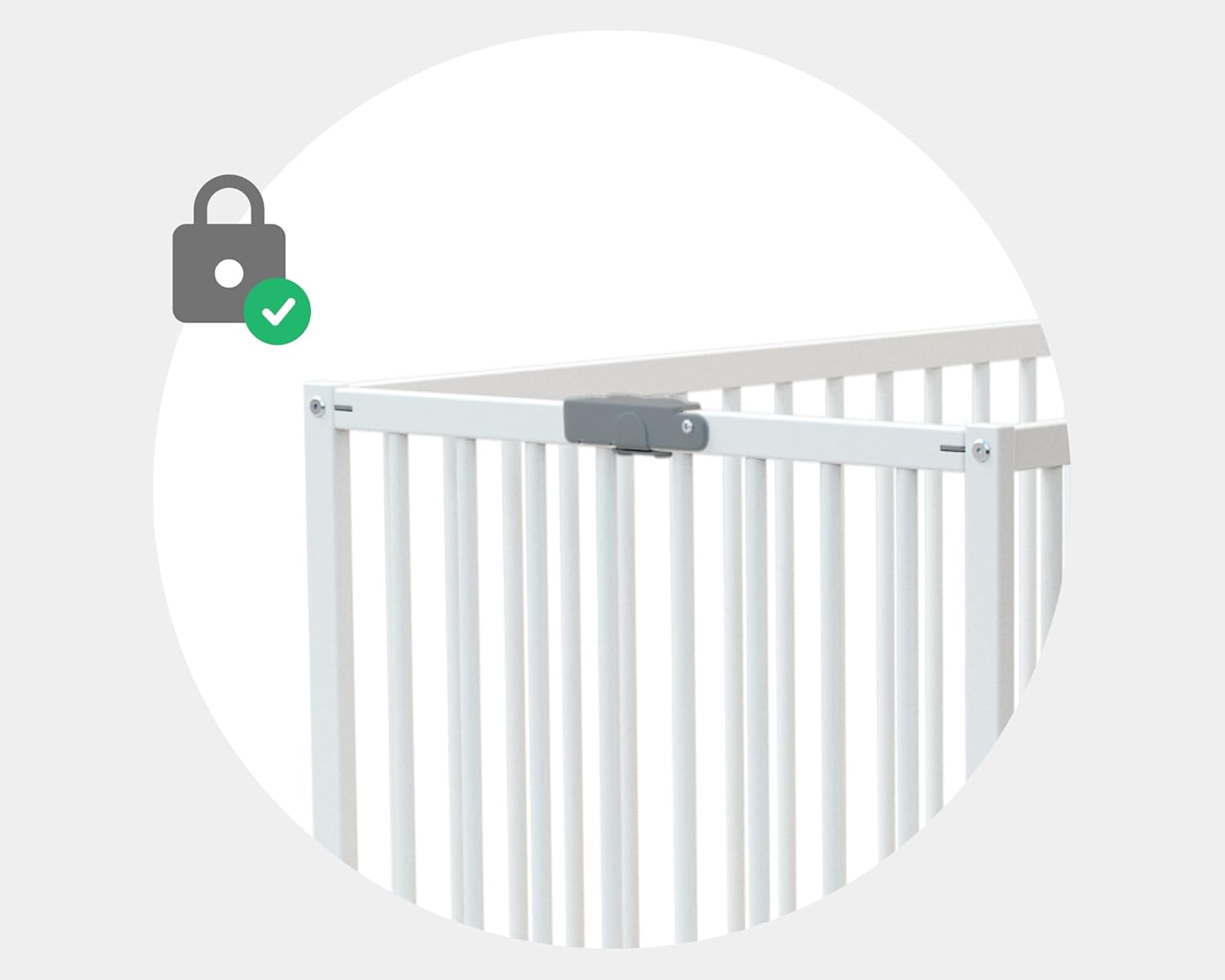 WEBABY - Lit bébé pliant 60x120cm Blanc | Bois massif | Dès la naissance |Confort de sommeil | Sommier à lattes | Compact | Transportable | Pliable |Gain de place | Lit de voyage