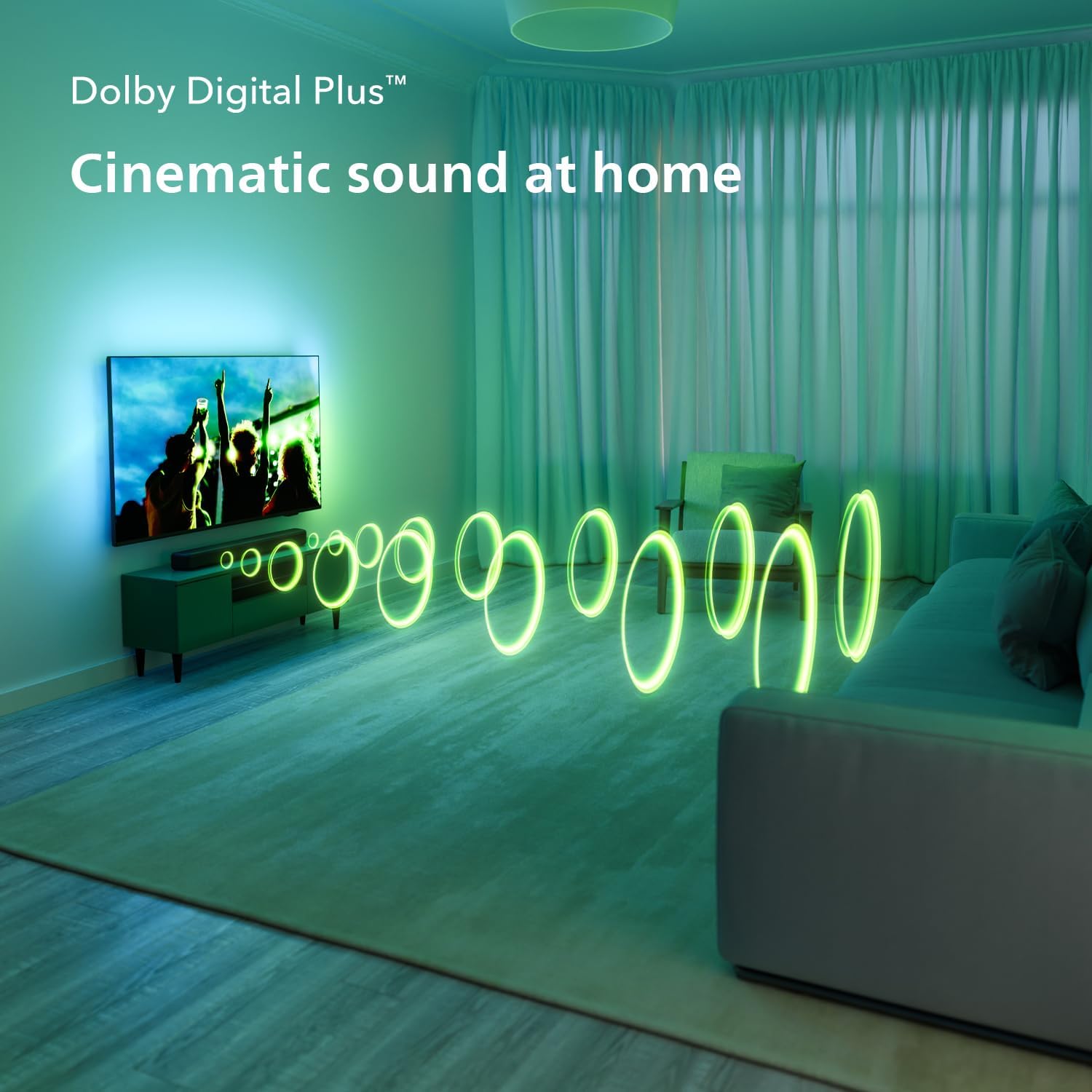 Philips 43PUS7609 Smart TV LED 4K - Écran 43 Pouces avec Plate-Forme Pixel Precise Ultra HD Titan OS et Son Dolby Atmos, Fonctionne avec Alexa et l’Assistant Vocal Google - Gris Anthracite