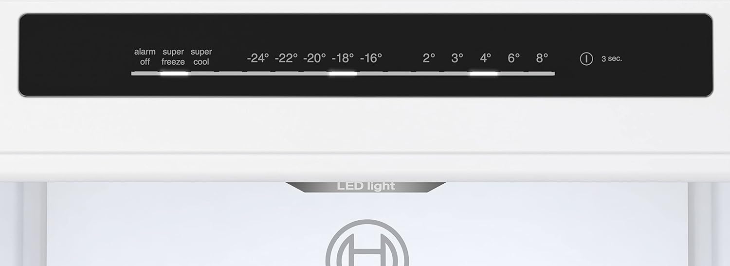 Bosch KGN39AIAT, Série 6, Réfrigérateur combiné pose-libre, 363 L, 203 x 60 (H x L), Inox anti trace de doigts