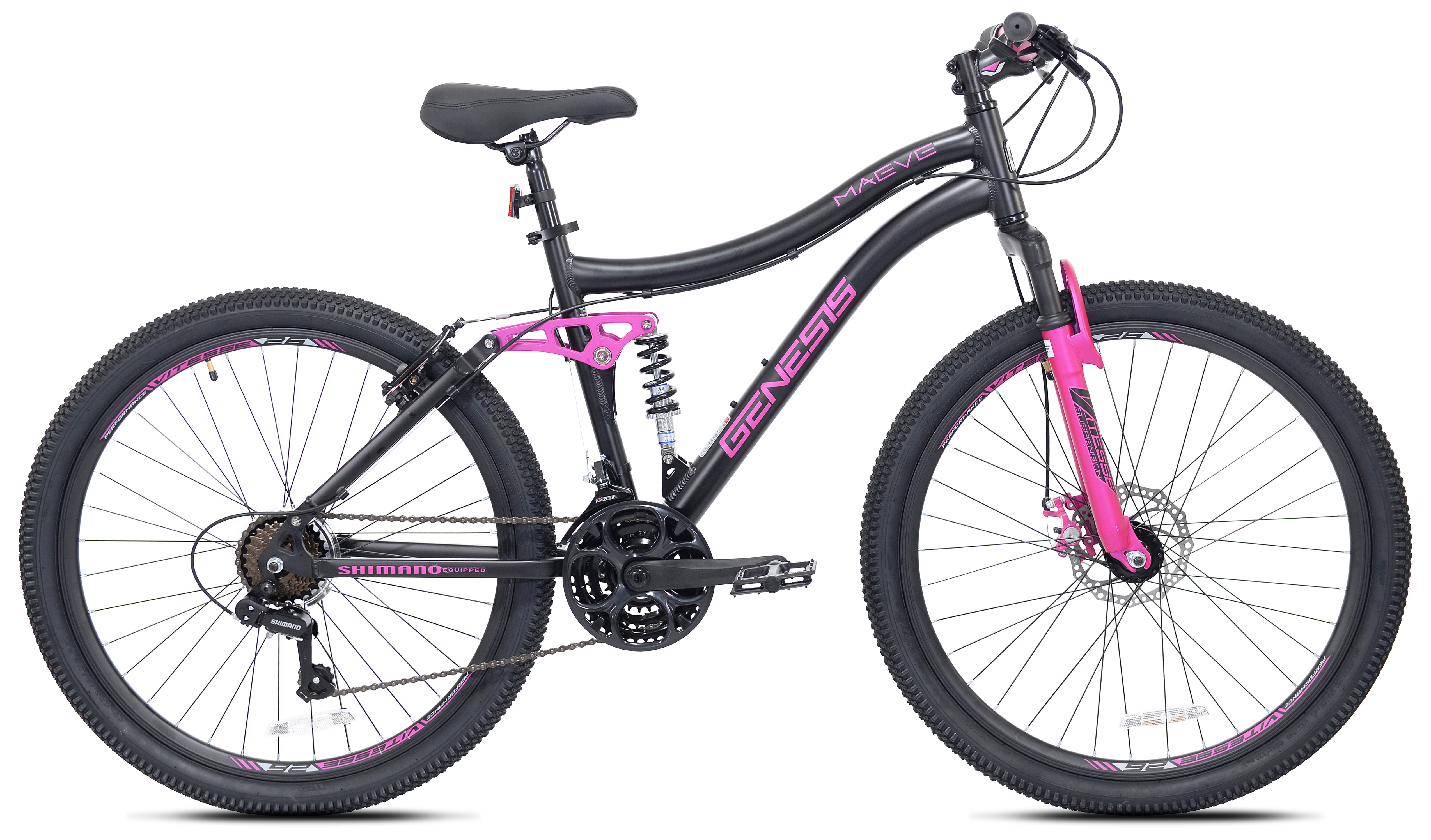 Vélo de montagne pour femmes Kent Genesis 26 ″ Maeve, noir/rose