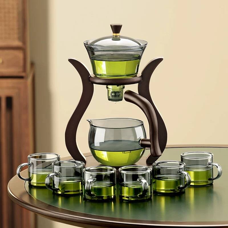 All-in-One Semi-Automatic Glass Tea Set - RORA