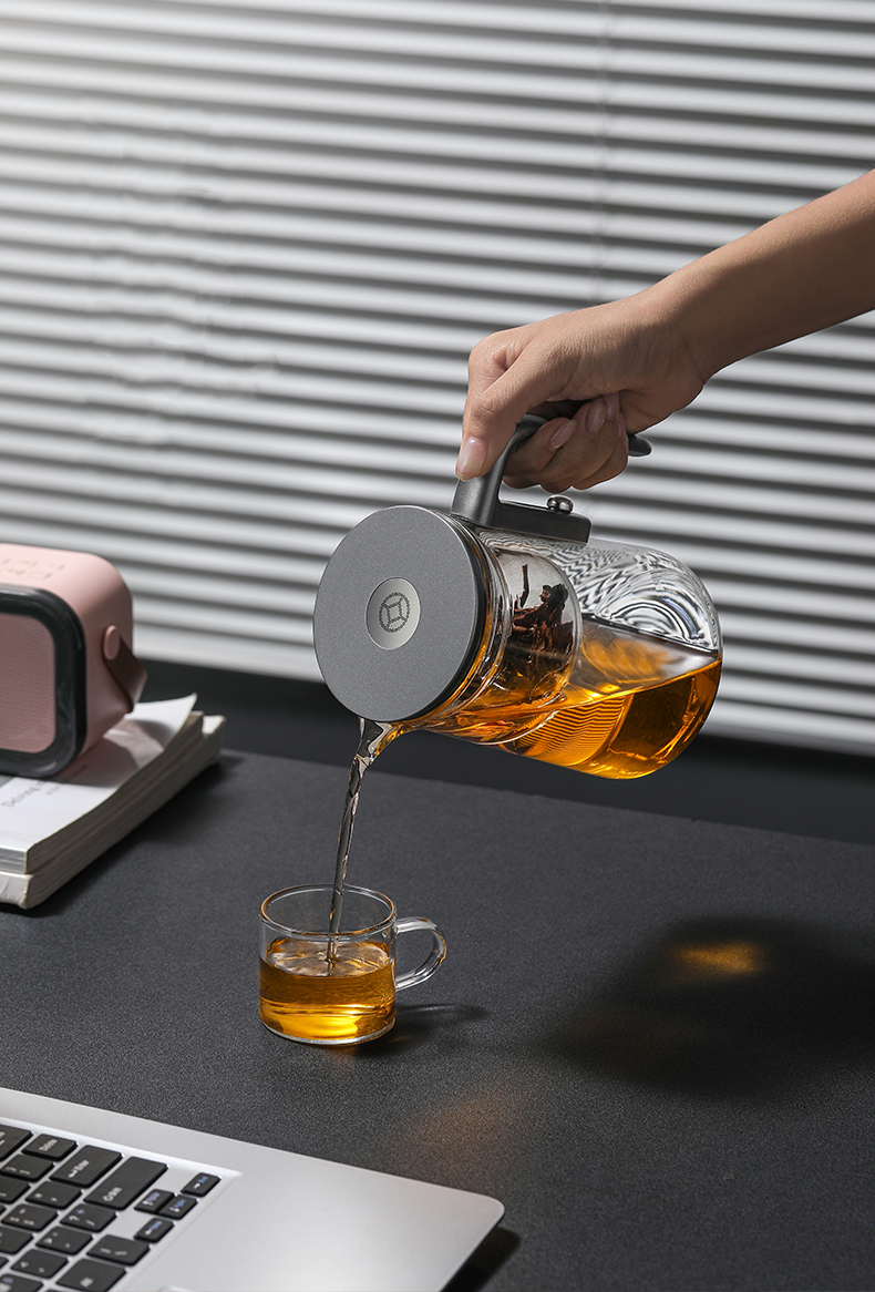 Semi Auto-Drip Magnetic Glass Teapot - RORA