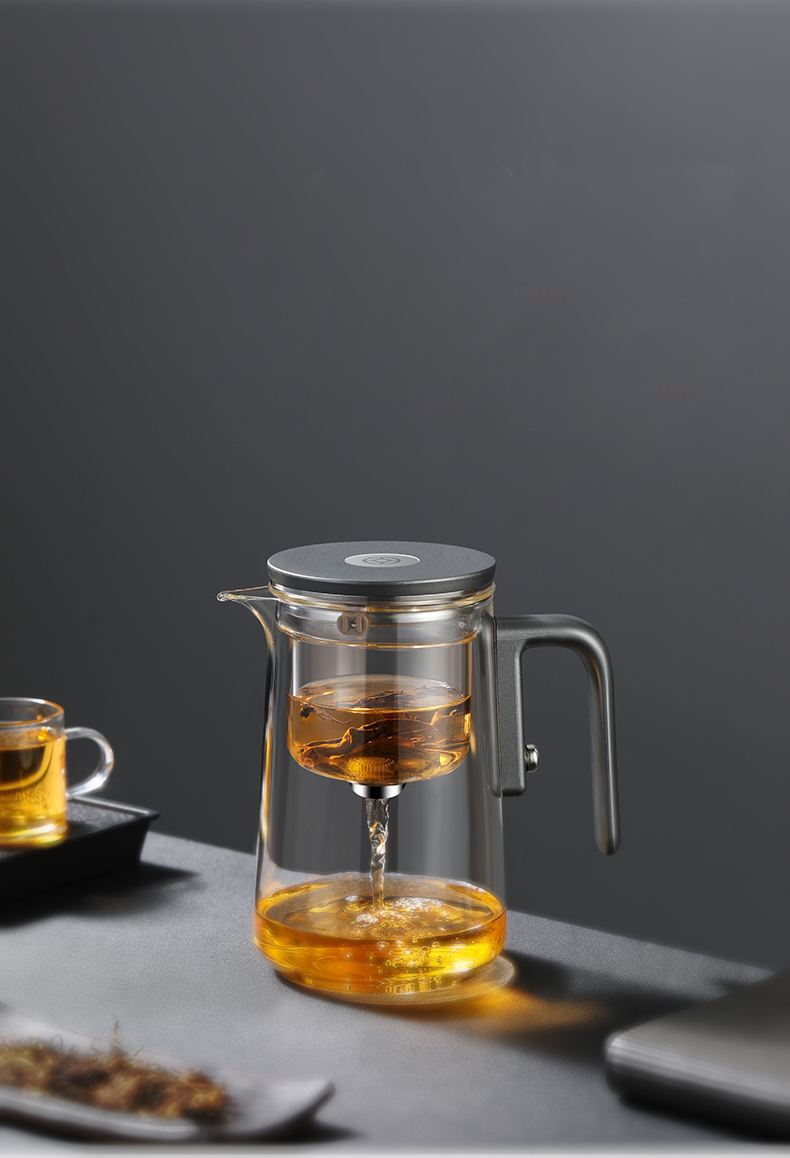 Semi Auto-Drip Magnetic Glass Teapot - RORA