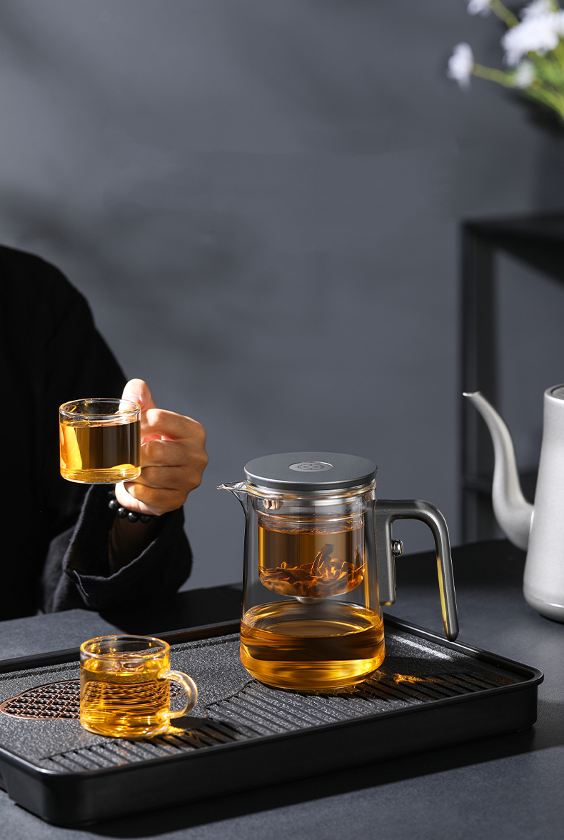 Semi Auto-Drip Magnetic Glass Teapot - RORA