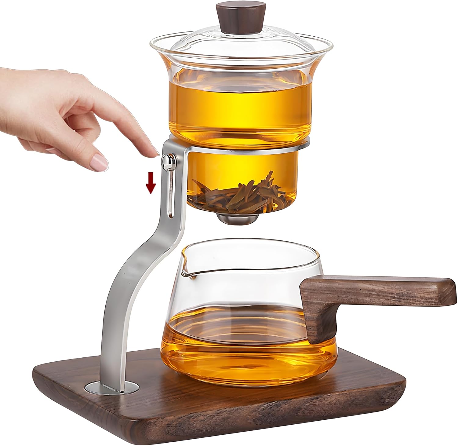 All-in-One Semi-Automatic Glass Teapot Set - RORA