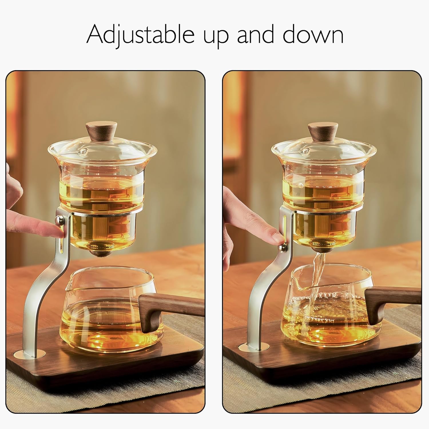All-in-One Semi-Automatic Glass Teapot Set - RORA