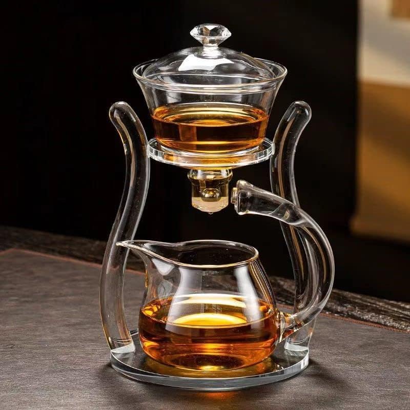 All-in-One Semi-Automatic Glass Tea Set - RORA