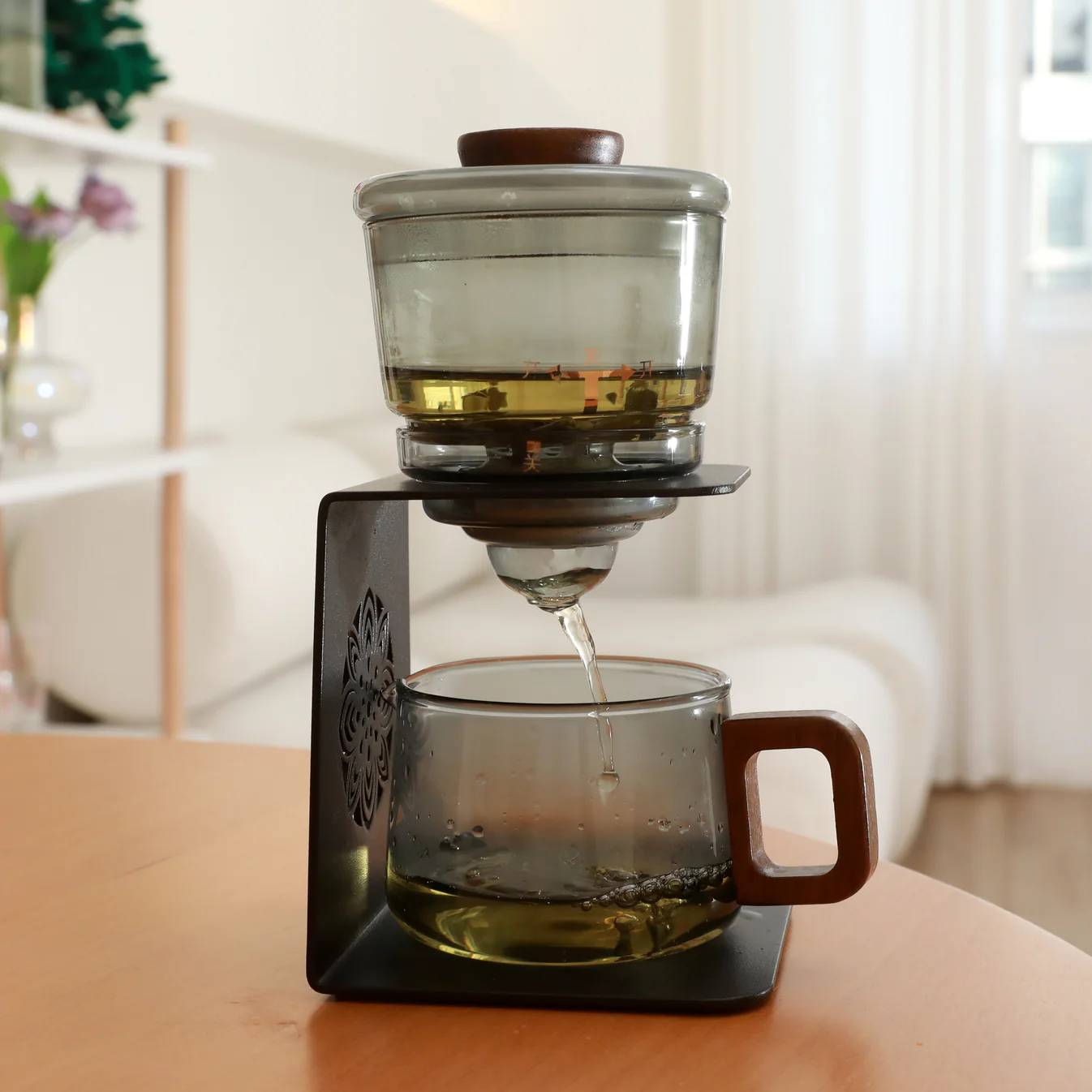 All-in-One Semi-Automatic Glass Teapot Set - RORA