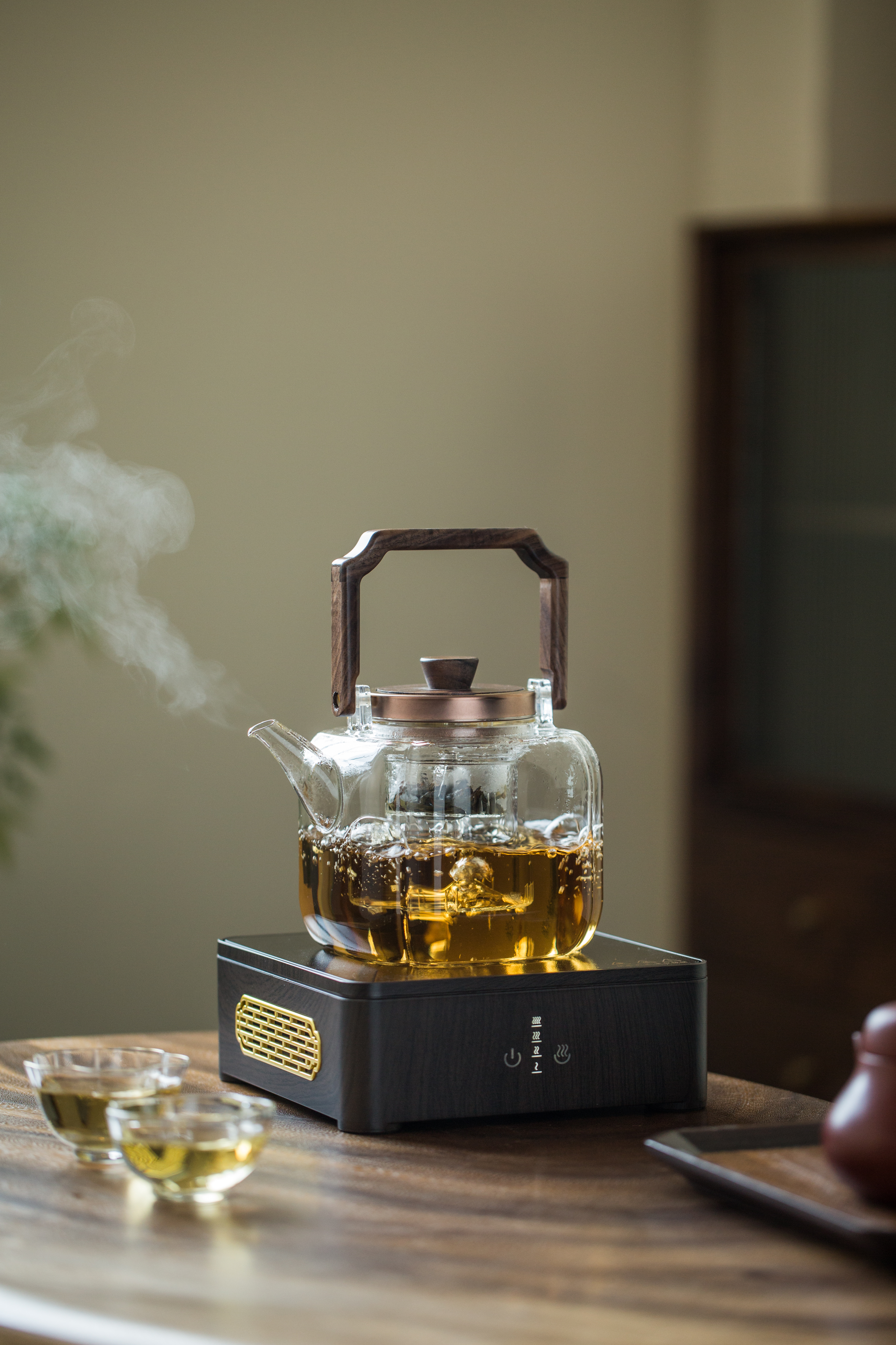 Large Heat Borosilicate Glass Teapot with Removable Infuser - RORA