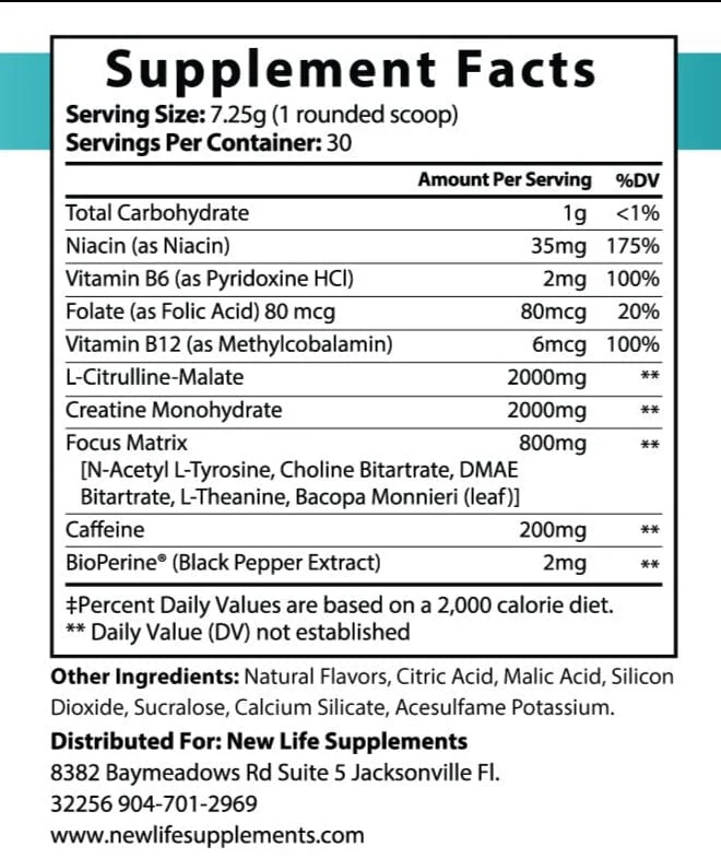 Pre-Workout (Lemonade)