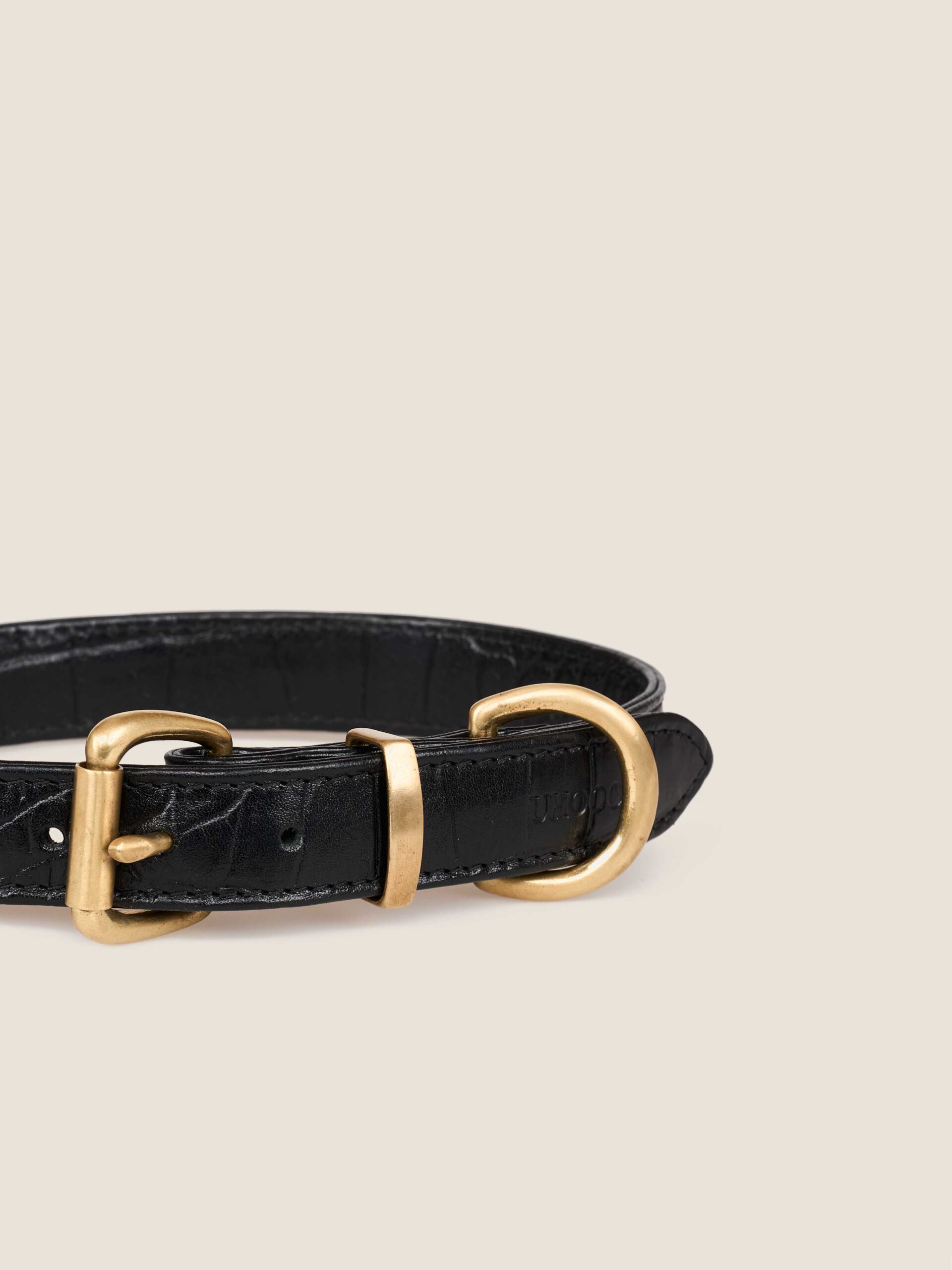 collar | black croc