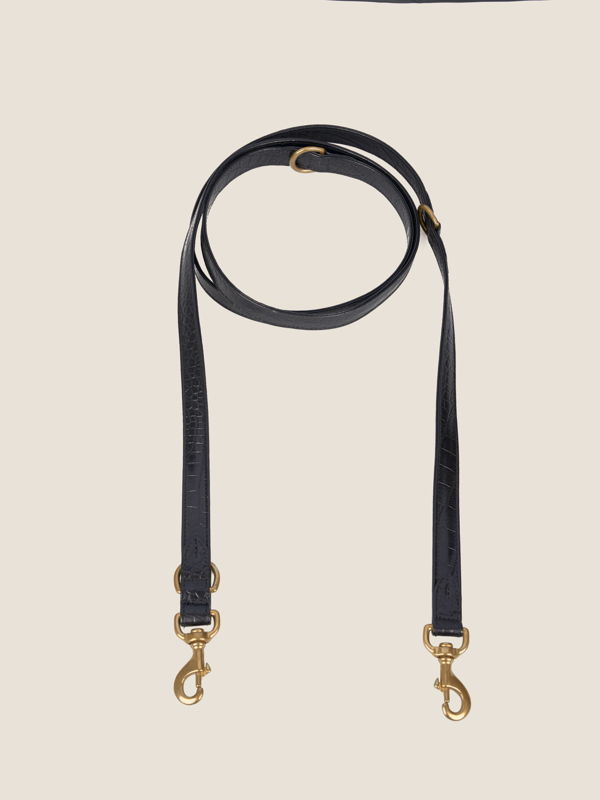 Surge leash | black croc