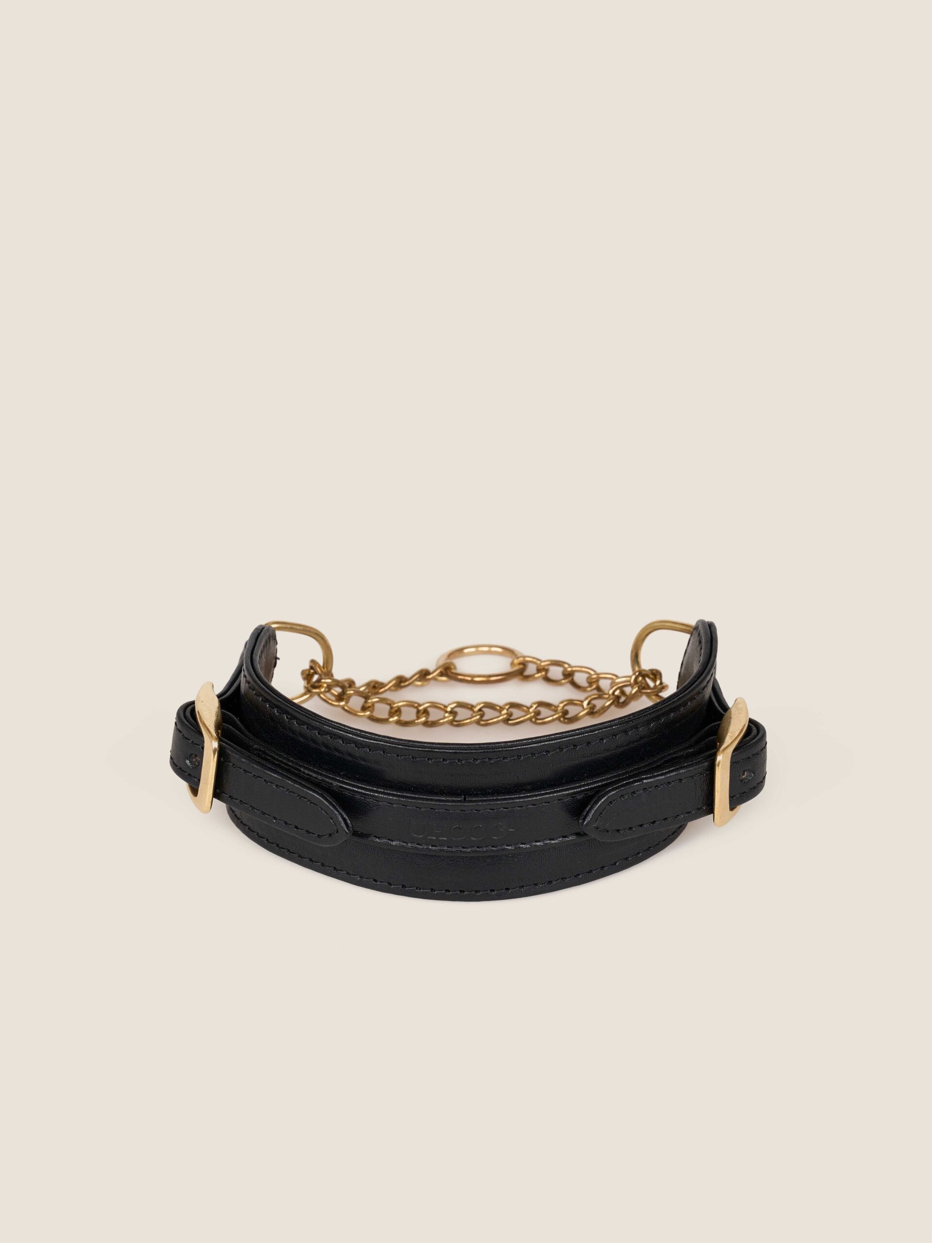 Semi slip wide collar | noir
