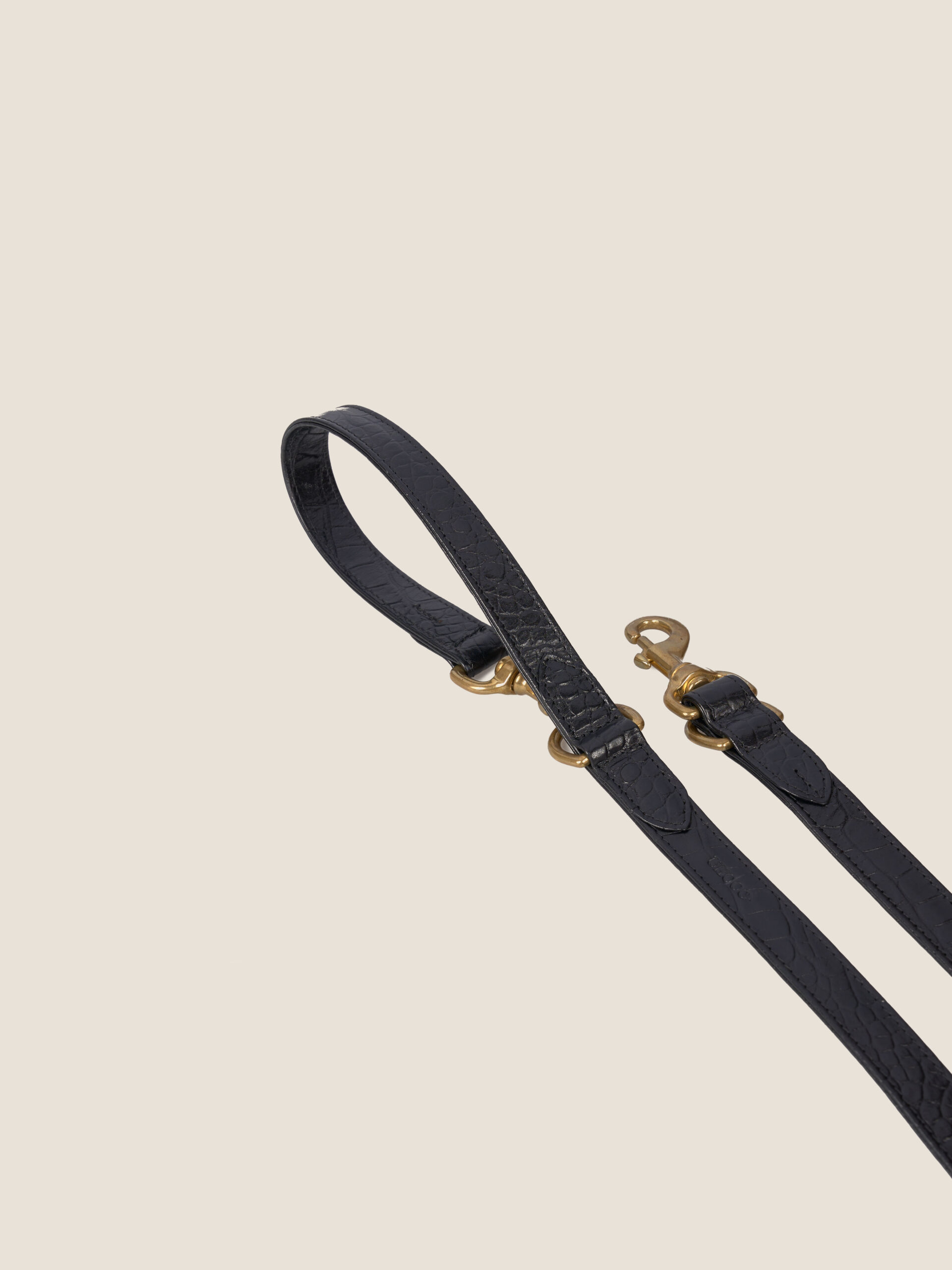 Surge leash | black croc