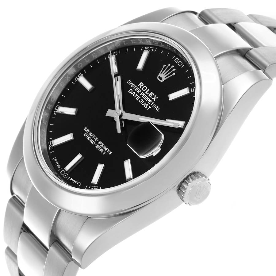 Rolex Datejust 126300 Black Dial Oyster Super Clone