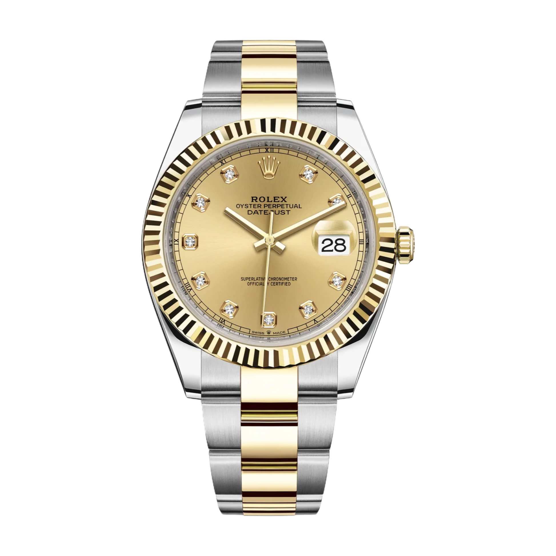 Rolex Datejust 126333-0011 Champagne Diamond Dial Super Clone