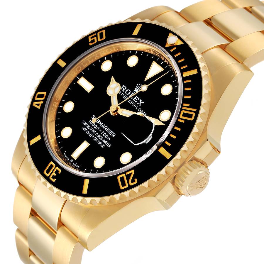 Rolex Submariner 126618LN Yellow Gold Black Dial 1:1 Swiss Replica