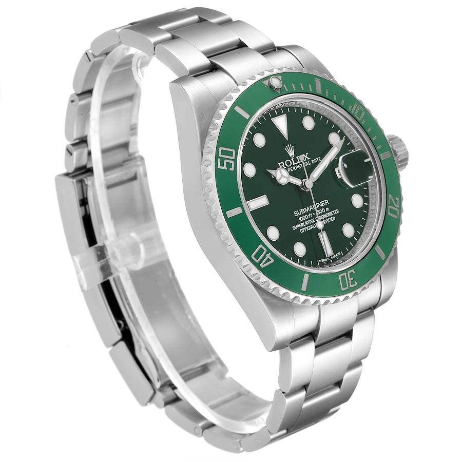Rolex Submariner Hulk 116610LV Green Dial Replica