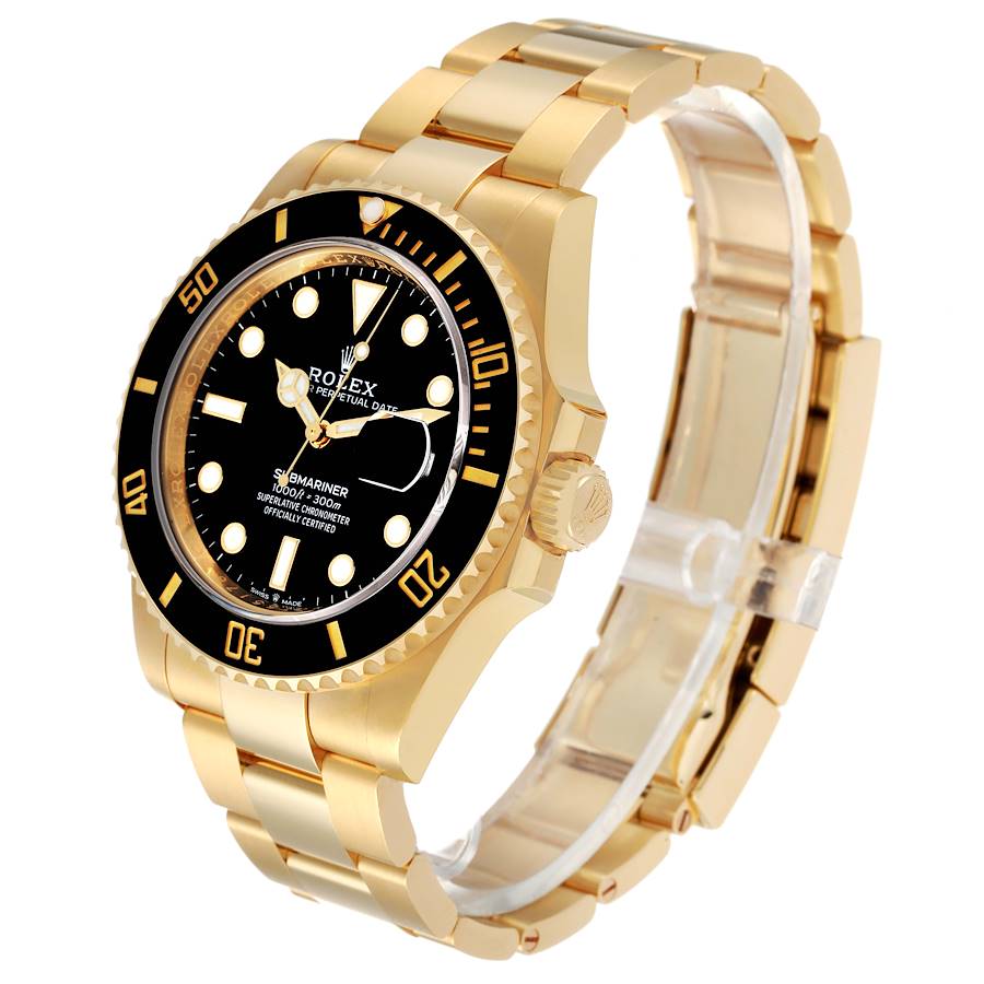 Rolex Submariner 126618LN Yellow Gold Black Dial 1:1 Swiss Replica
