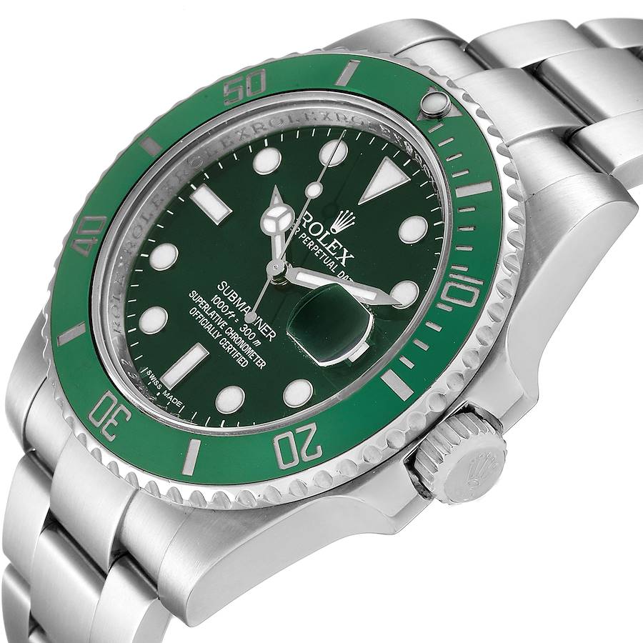 Rolex Submariner Hulk 116610LV Green Dial Replica