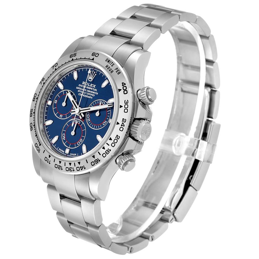 Rolex Daytona 116509 White Gold Blue Dial Super Clone